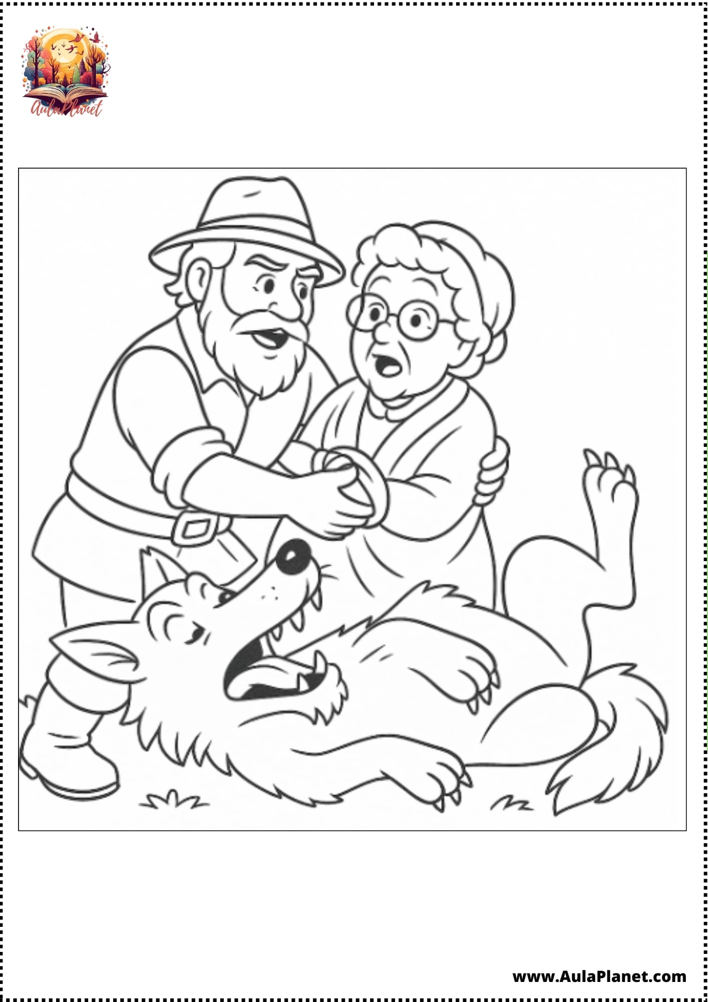 Coloriages Petit Chaperon Rouge