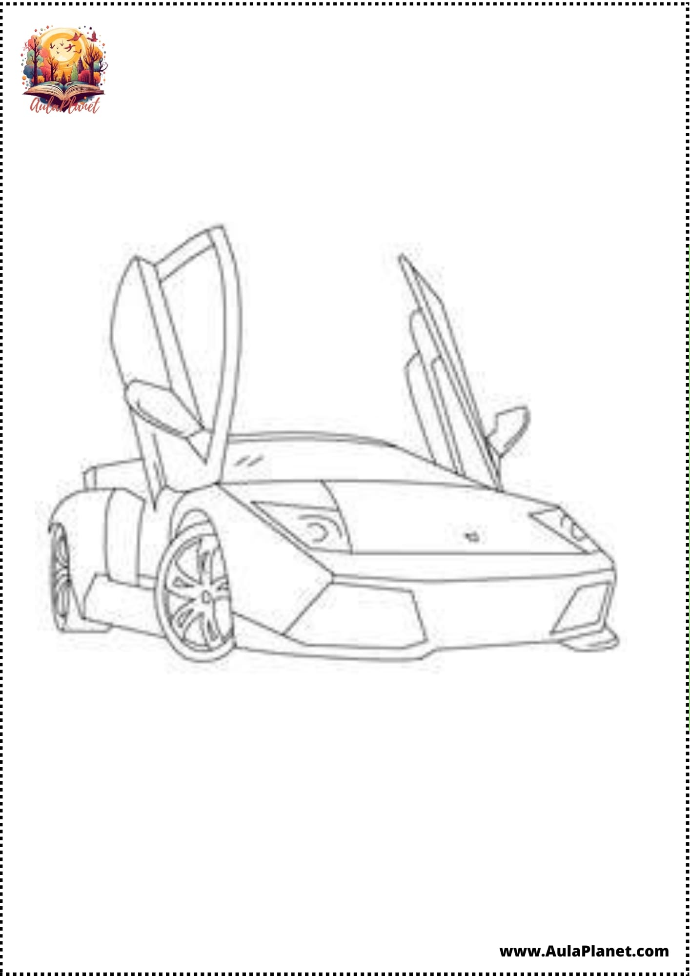 Coches para Colorear