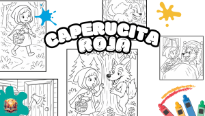Dibujos de Caperucita Roja para Colorear