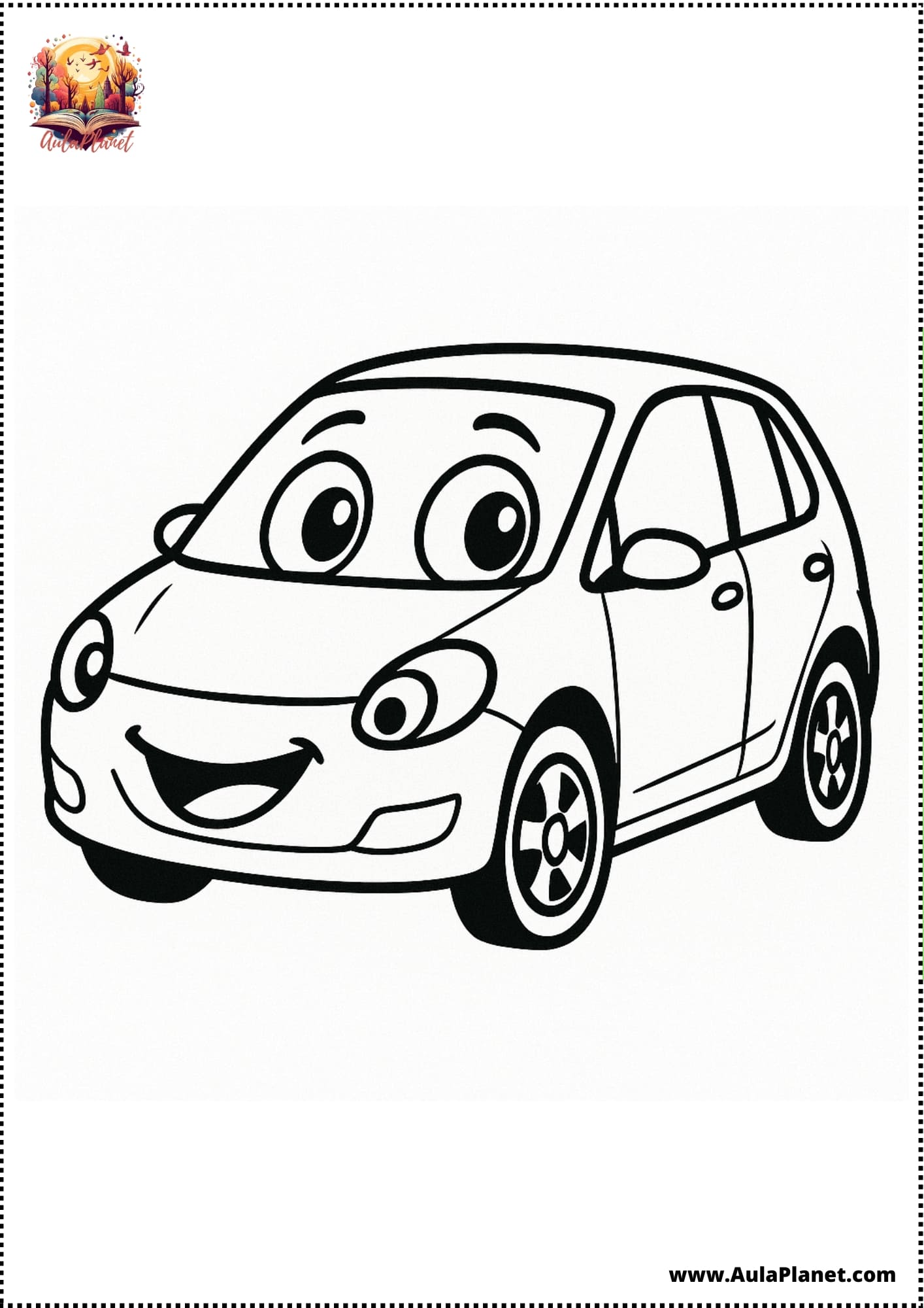 Coches fáciles para Colorear