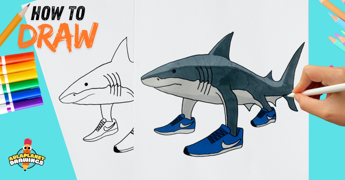 How to Draw Tralalero Tralala | Italian Brainrot