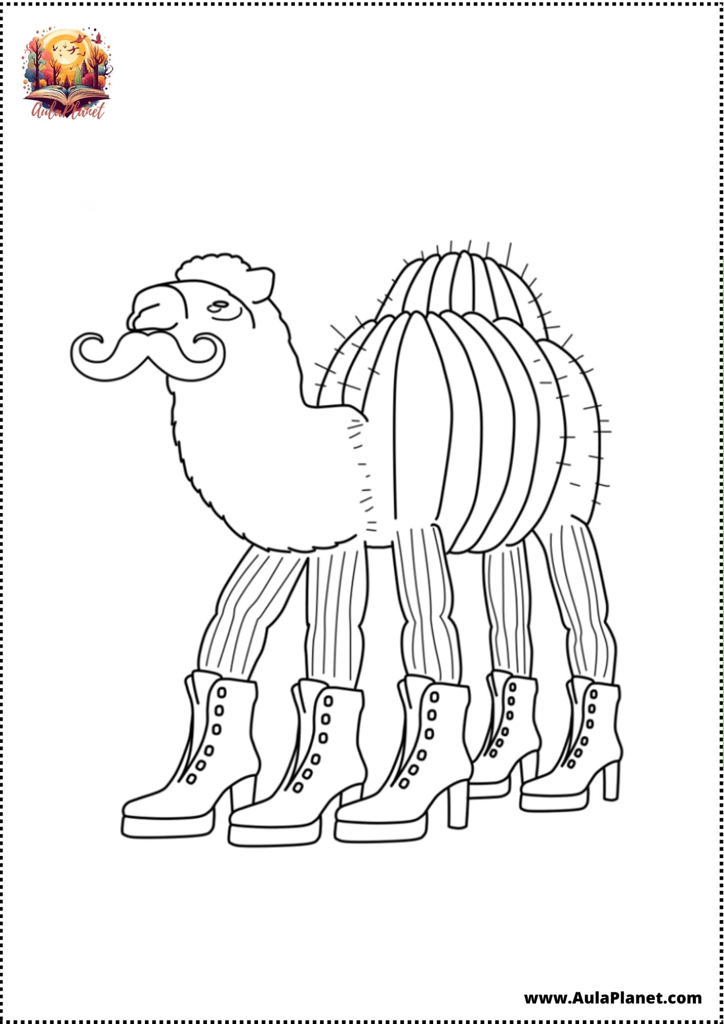 Italian Brainrot Coloring Pages Unta tobi tob tob