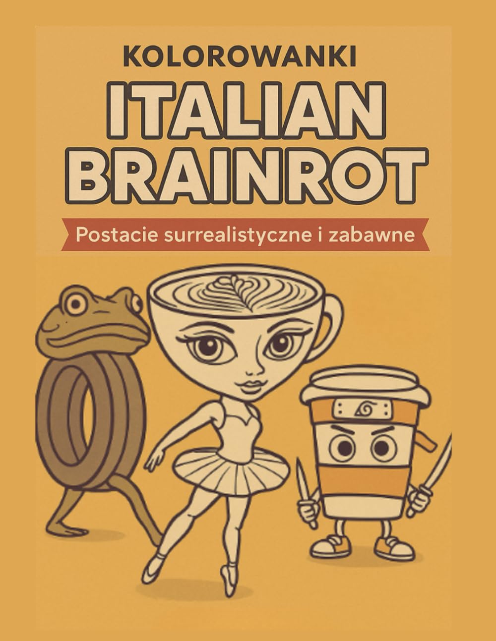 Italian Brainrot Książka do kolorowania