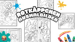 Rotkäppchen Ausmalbilder