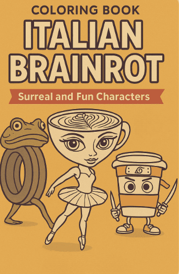 Italian Brainrot Coloring Book