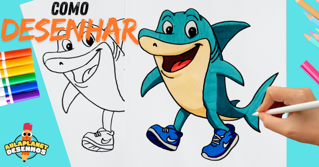 Como Desenhar Tralalero Tralala Estilo Disney Brainrot Italiano