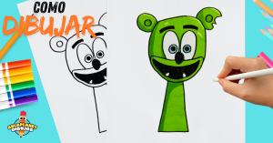 Cómo Dibujar a Gummy Bear Fase 1 Sprunki OC