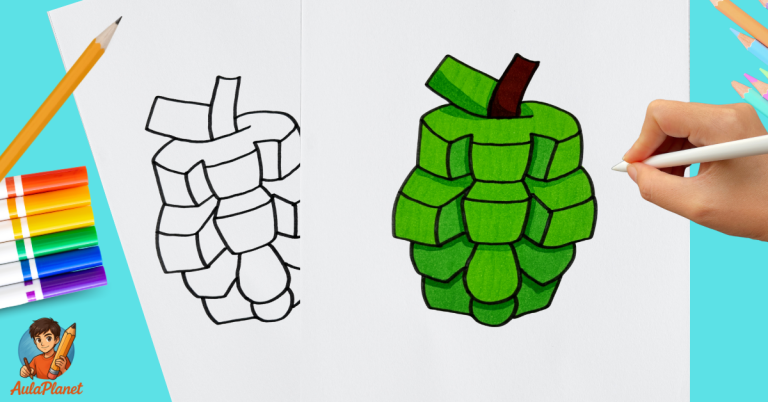 Cómo Dibujar a Sugar Apple Paso a Paso | Grow A Garden de Roblox