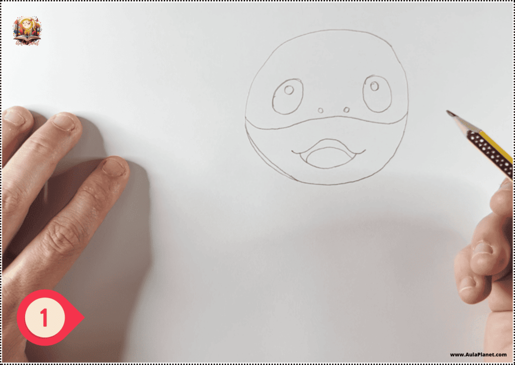 Cómo dibujar a Baby Tralalero Tralala Paso 1