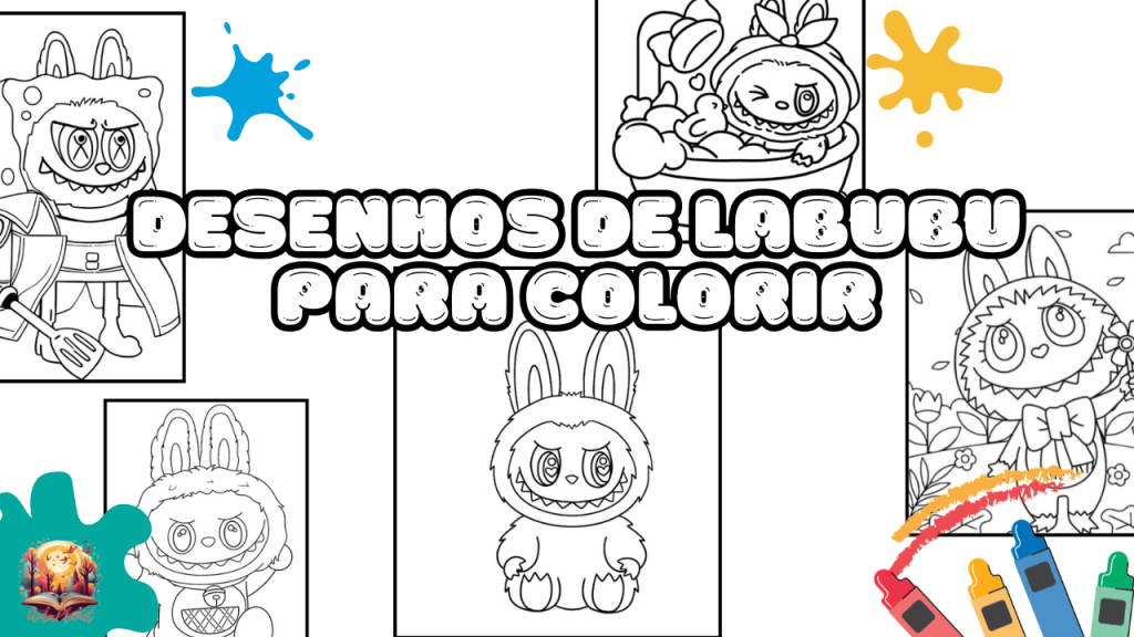 Desenhos de Labubu para Colorir