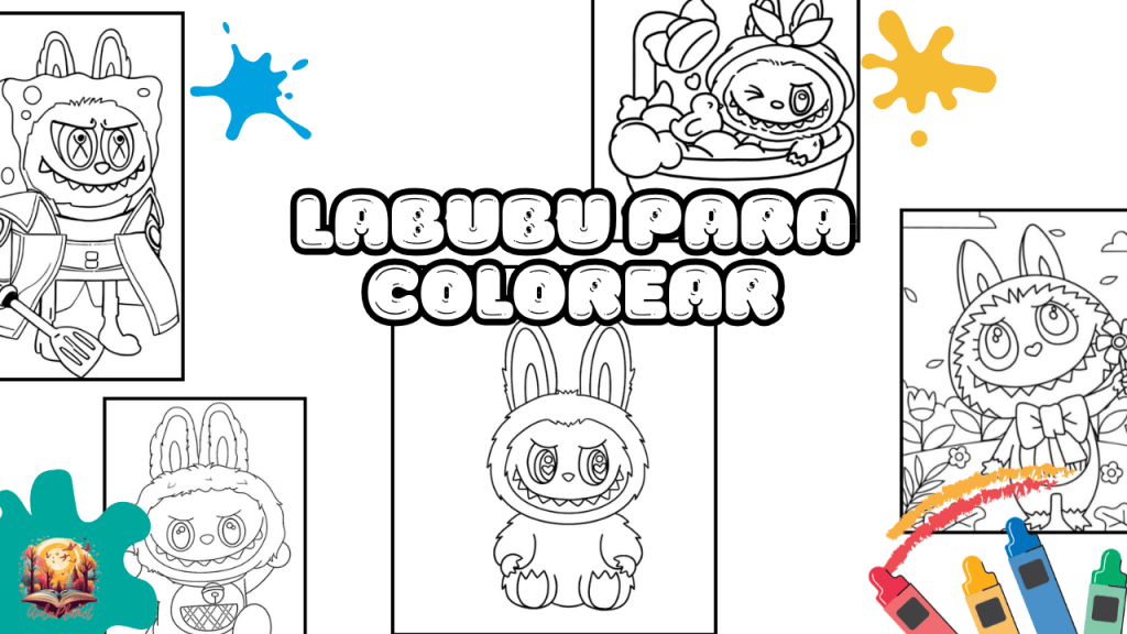 Dibujos de Labubu para Colorear