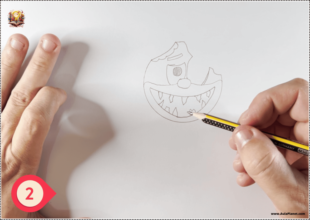 How to Draw Gummy Bear Phase 3 Step 2