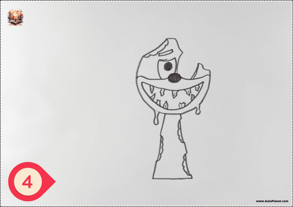 How to Draw Gummy Bear Phase 3 Step 4