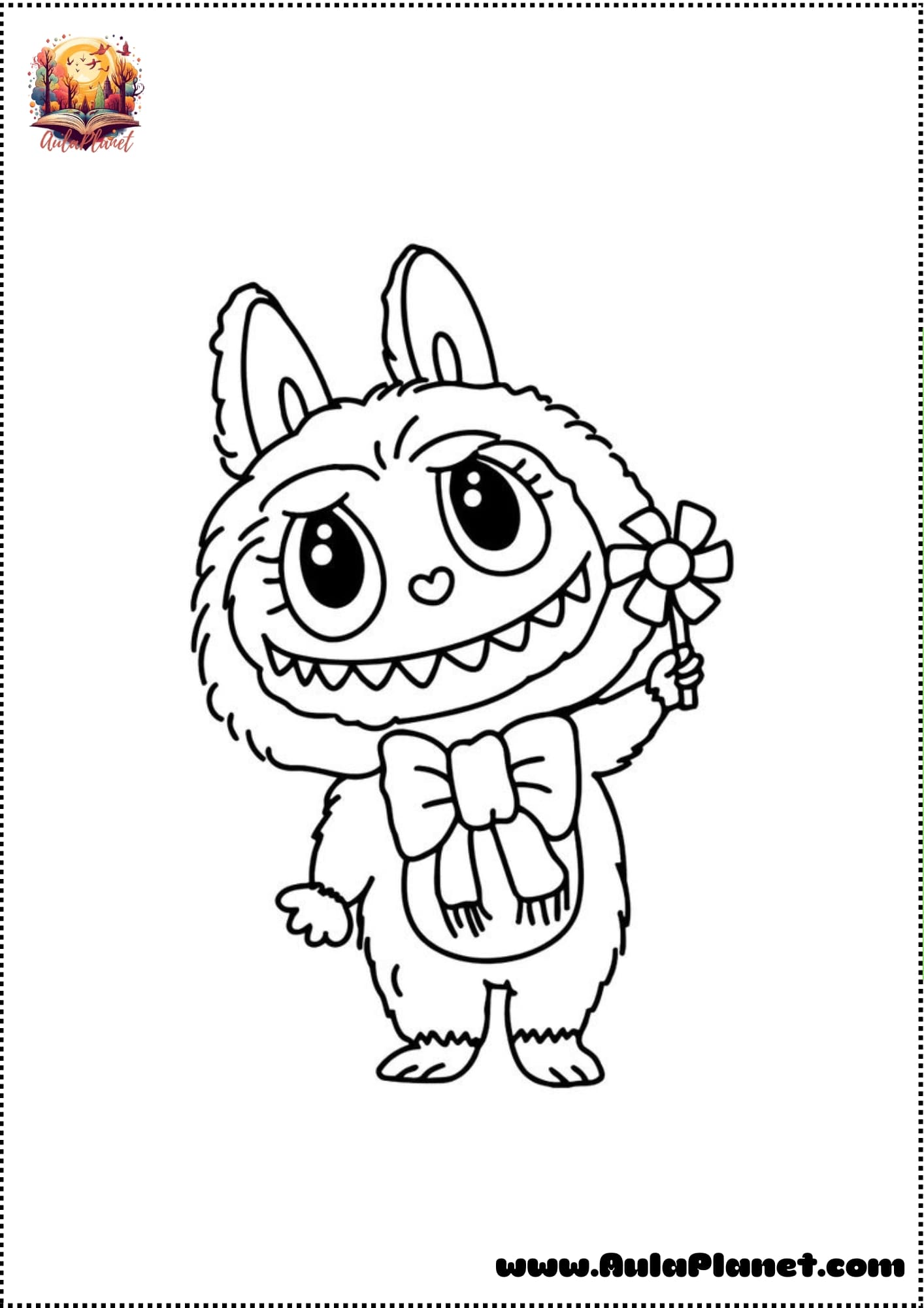 Labubu para Colorear
