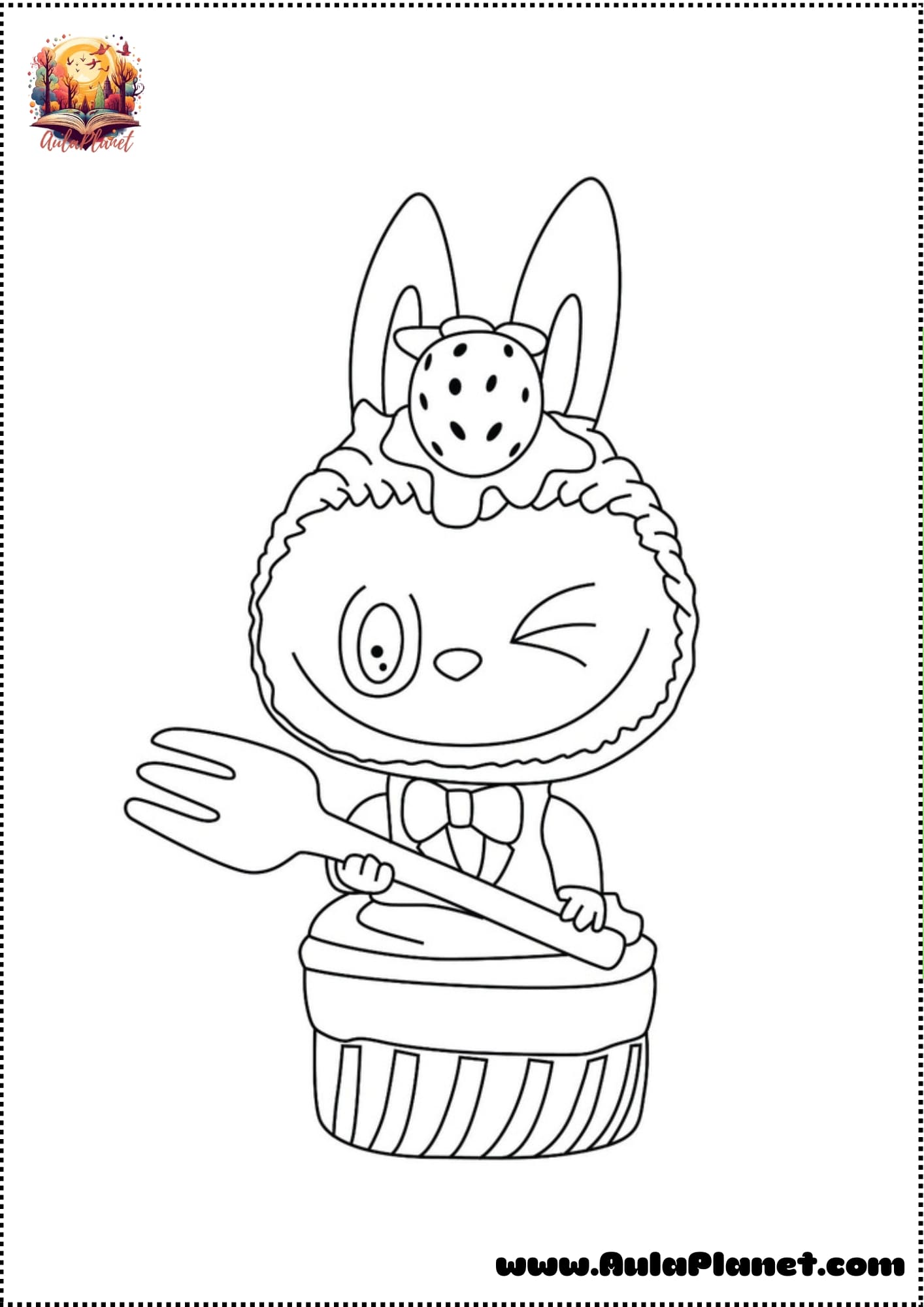 Labubu para Colorear