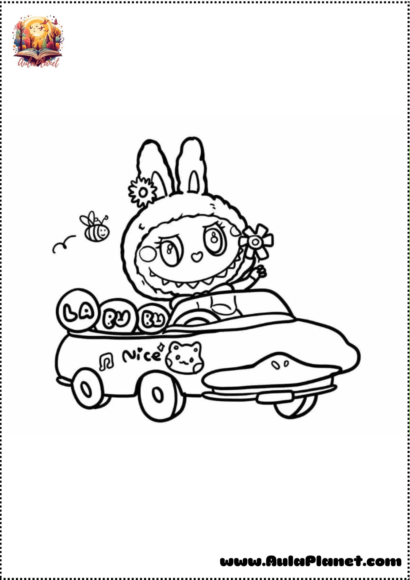 Labubu para Colorear