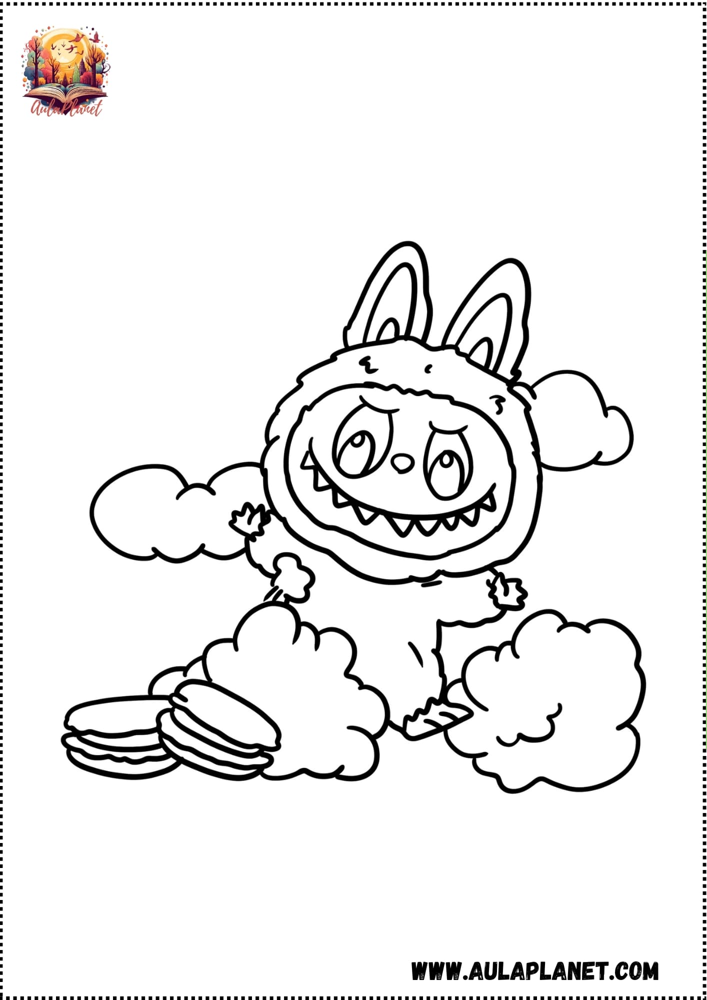Labubu para Colorear