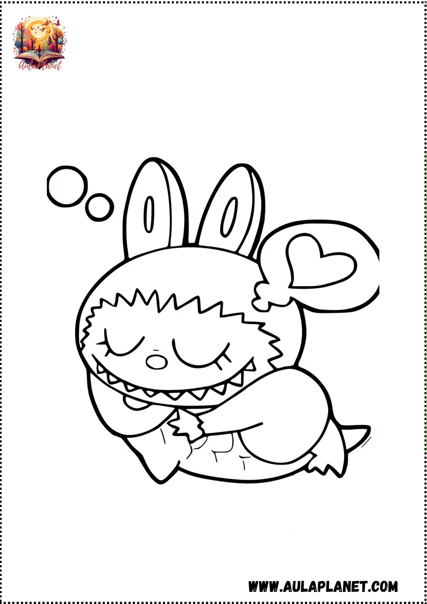 Labubu para Colorear