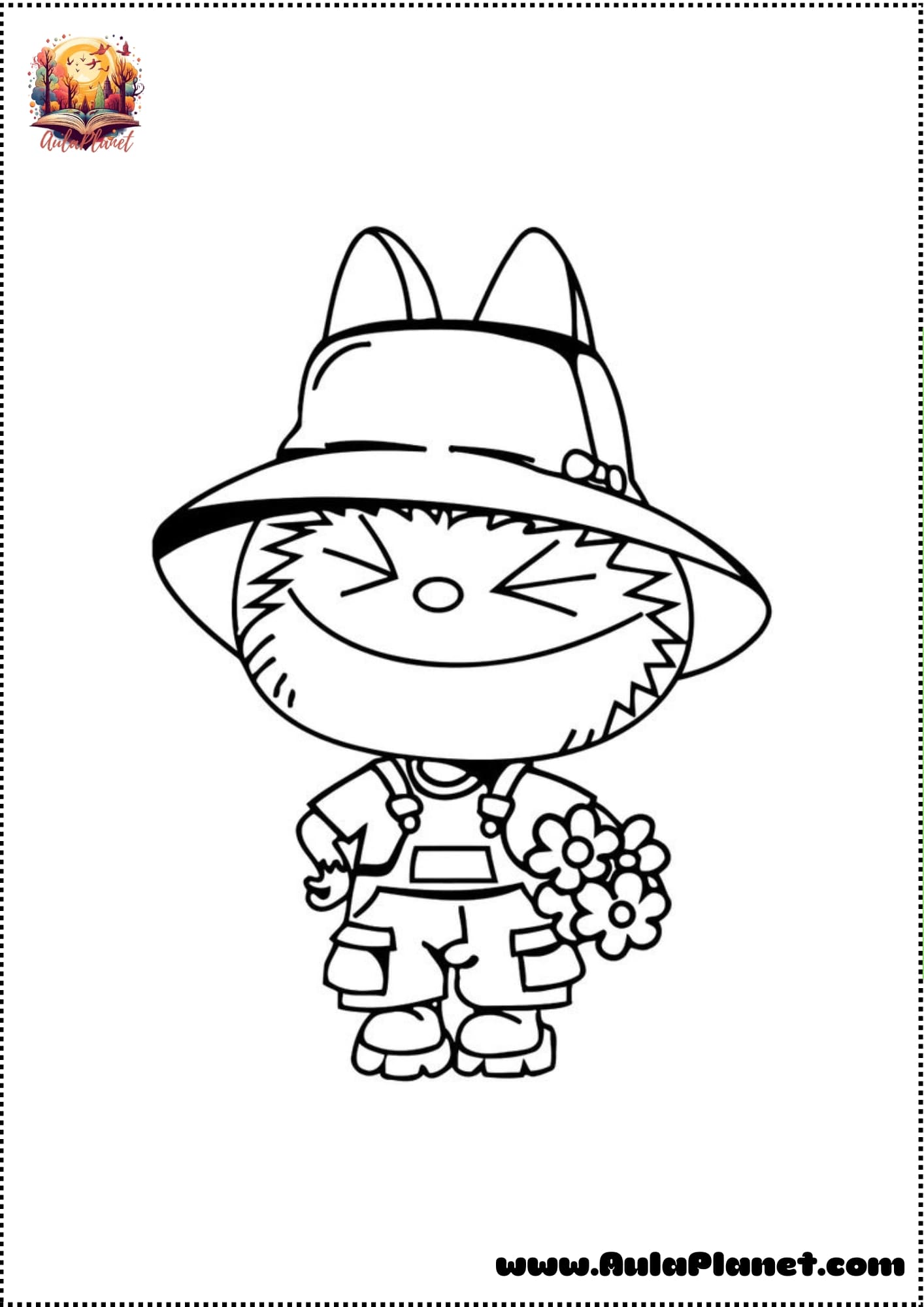 Labubu para Colorear