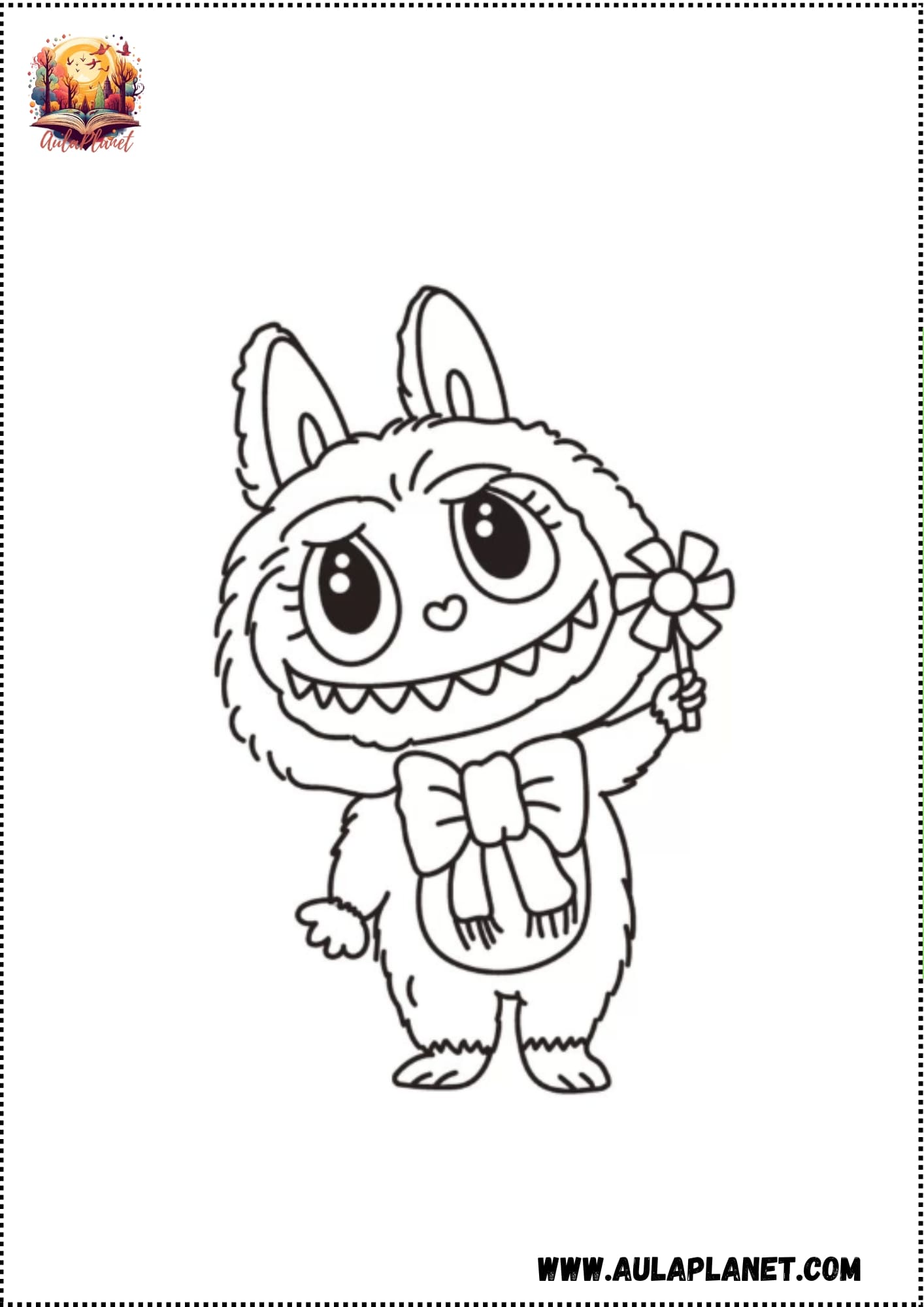 Labubu para Colorear