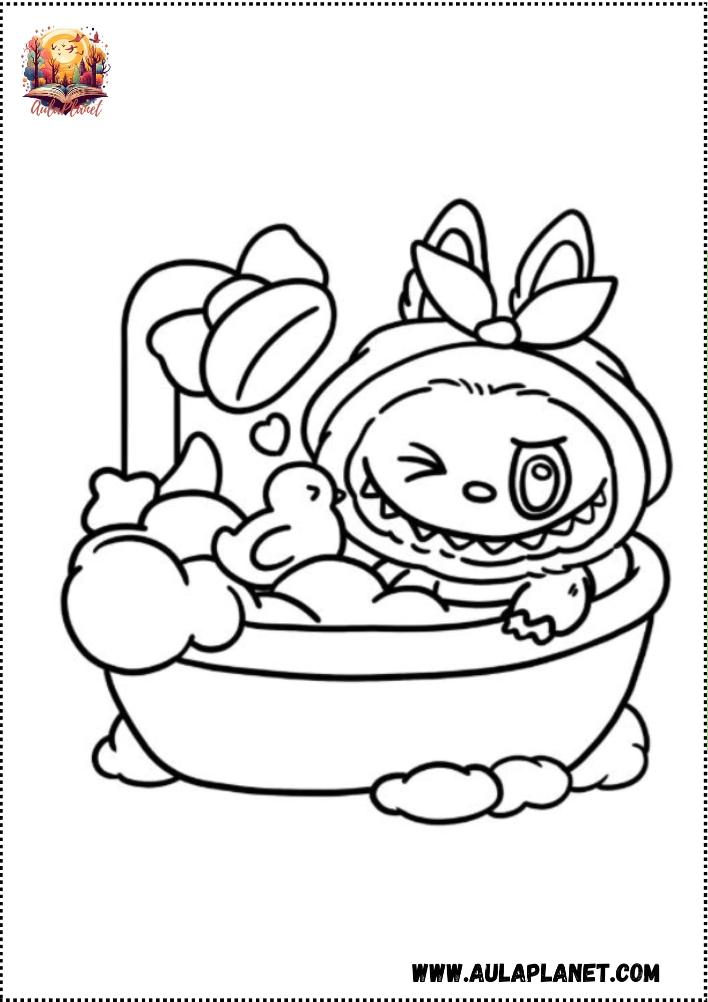 Labubu para Colorear