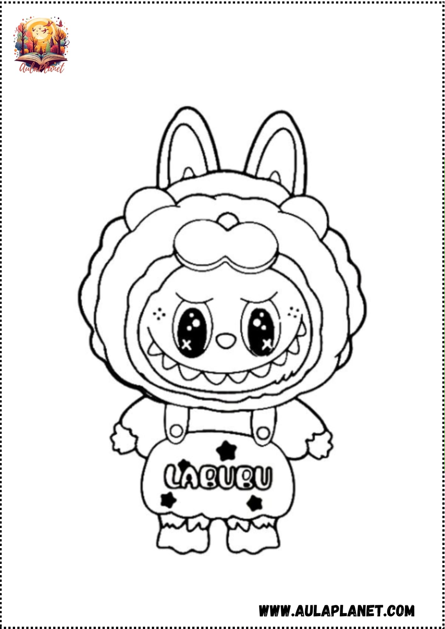 Labubu para Colorear