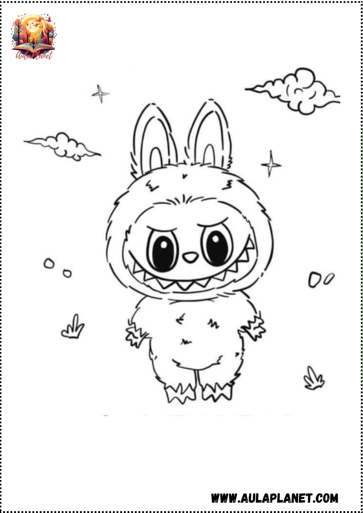Labubu para Colorear