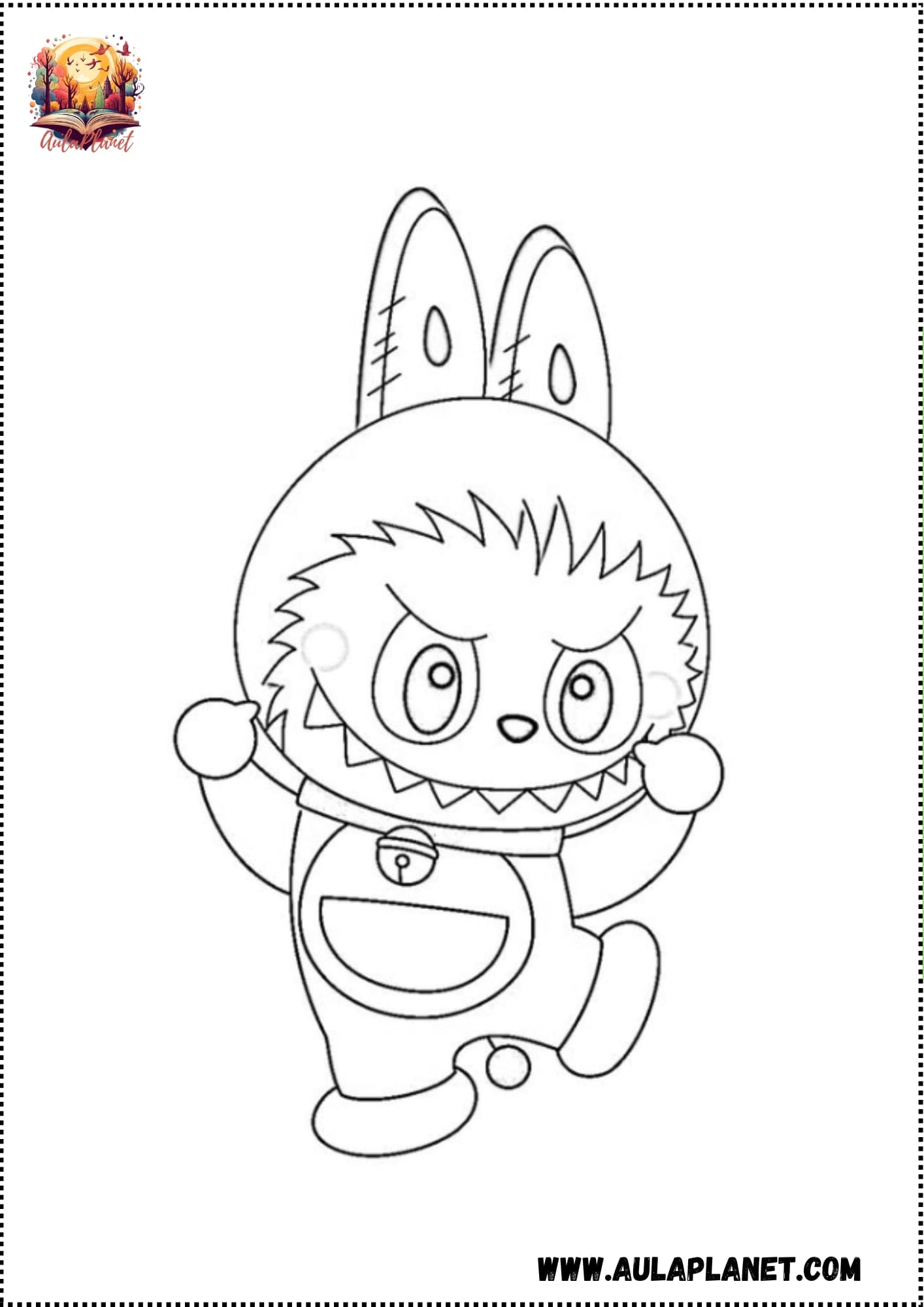 Labubu para Colorear