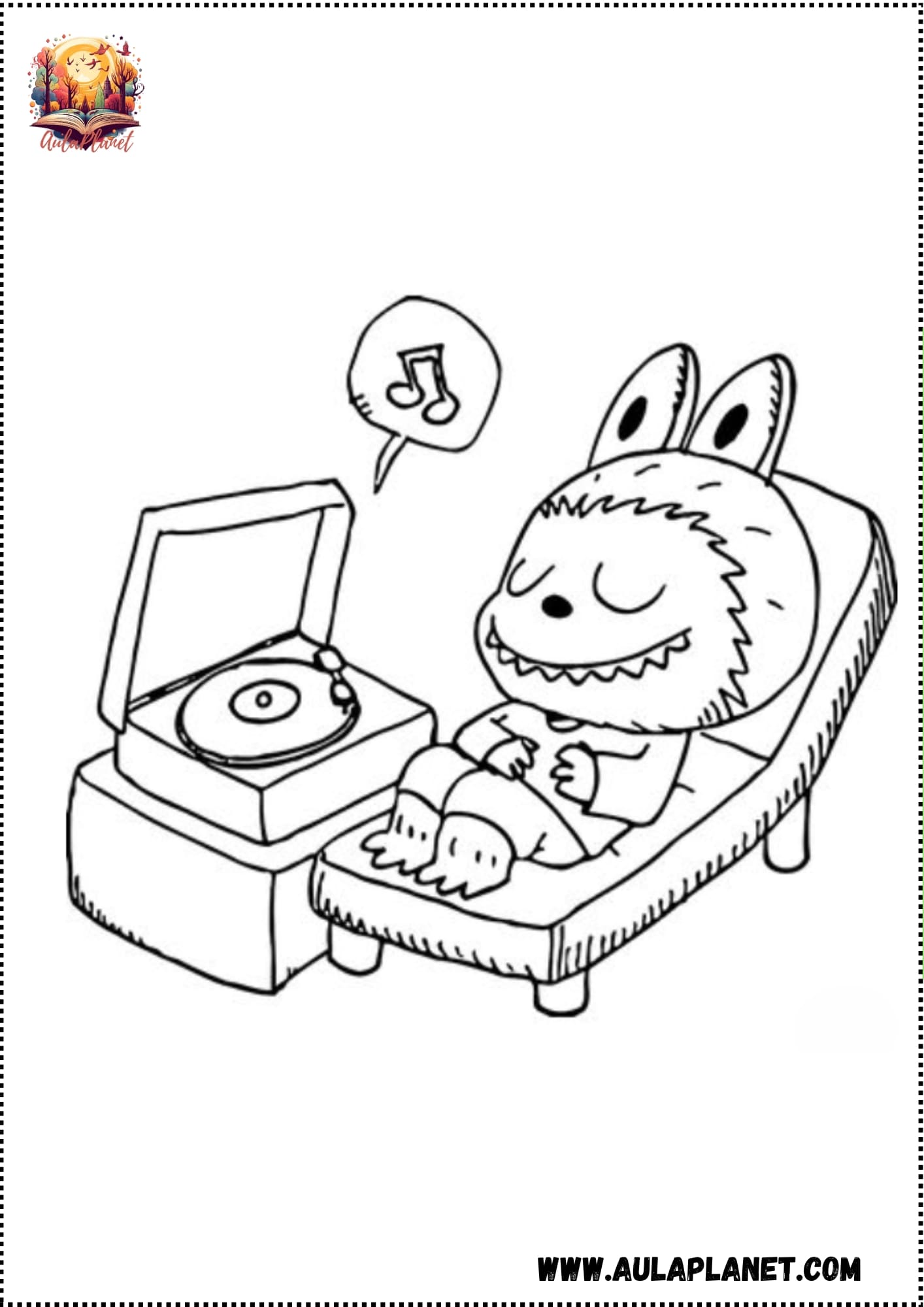 Labubu para Colorear
