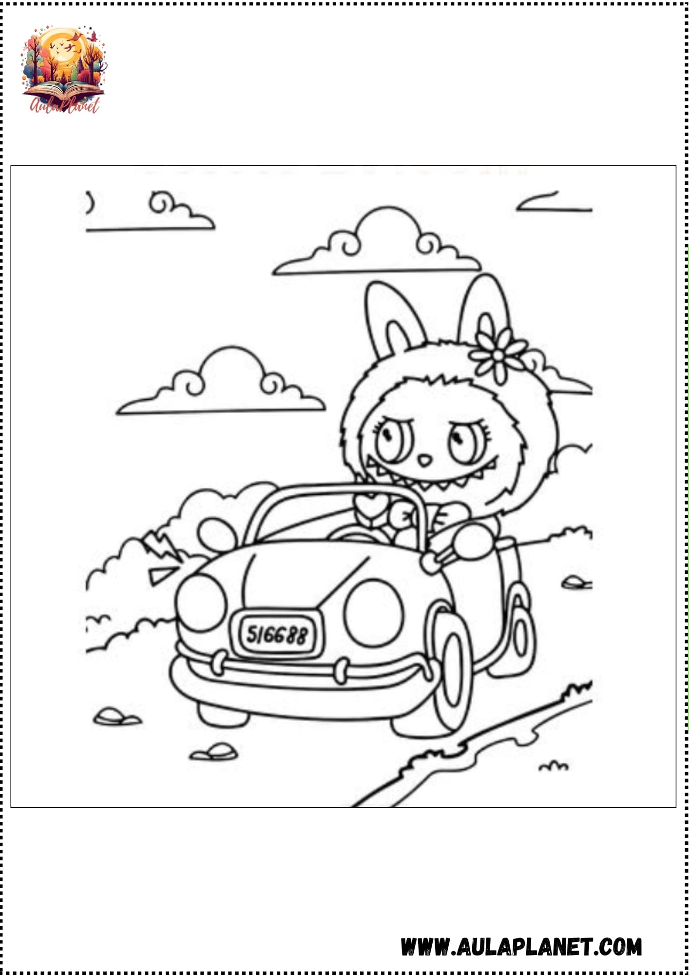 Labubu para Colorear