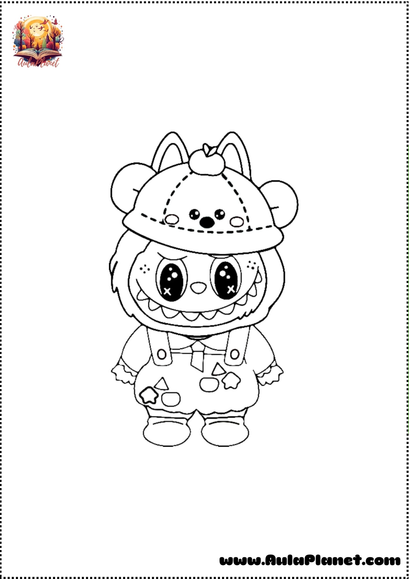 Labubu para Colorear