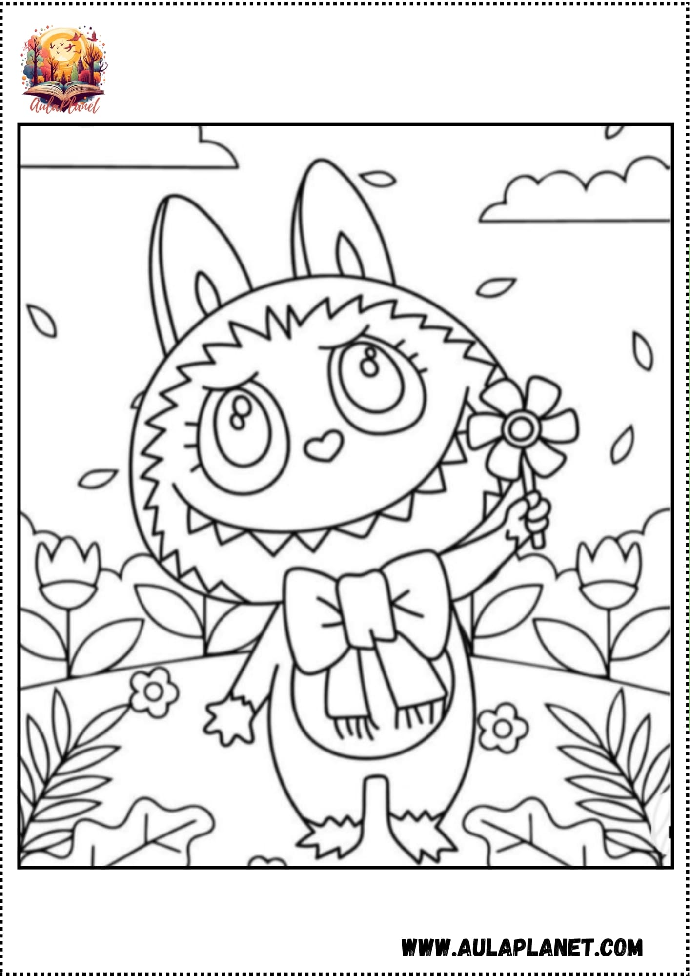 Labubu para Colorear
