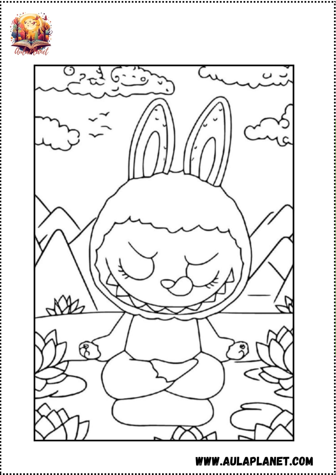 Labubu para Colorear