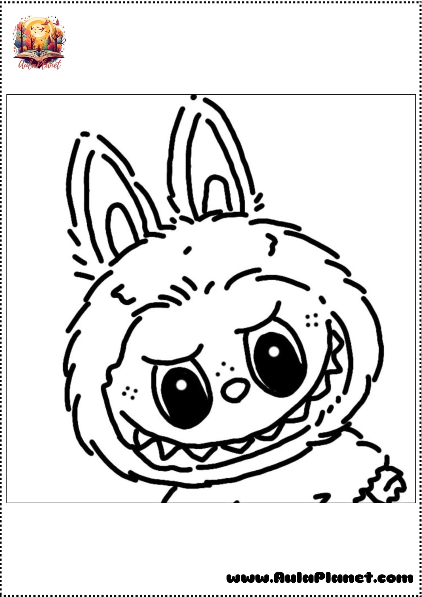 Labubu para Colorear