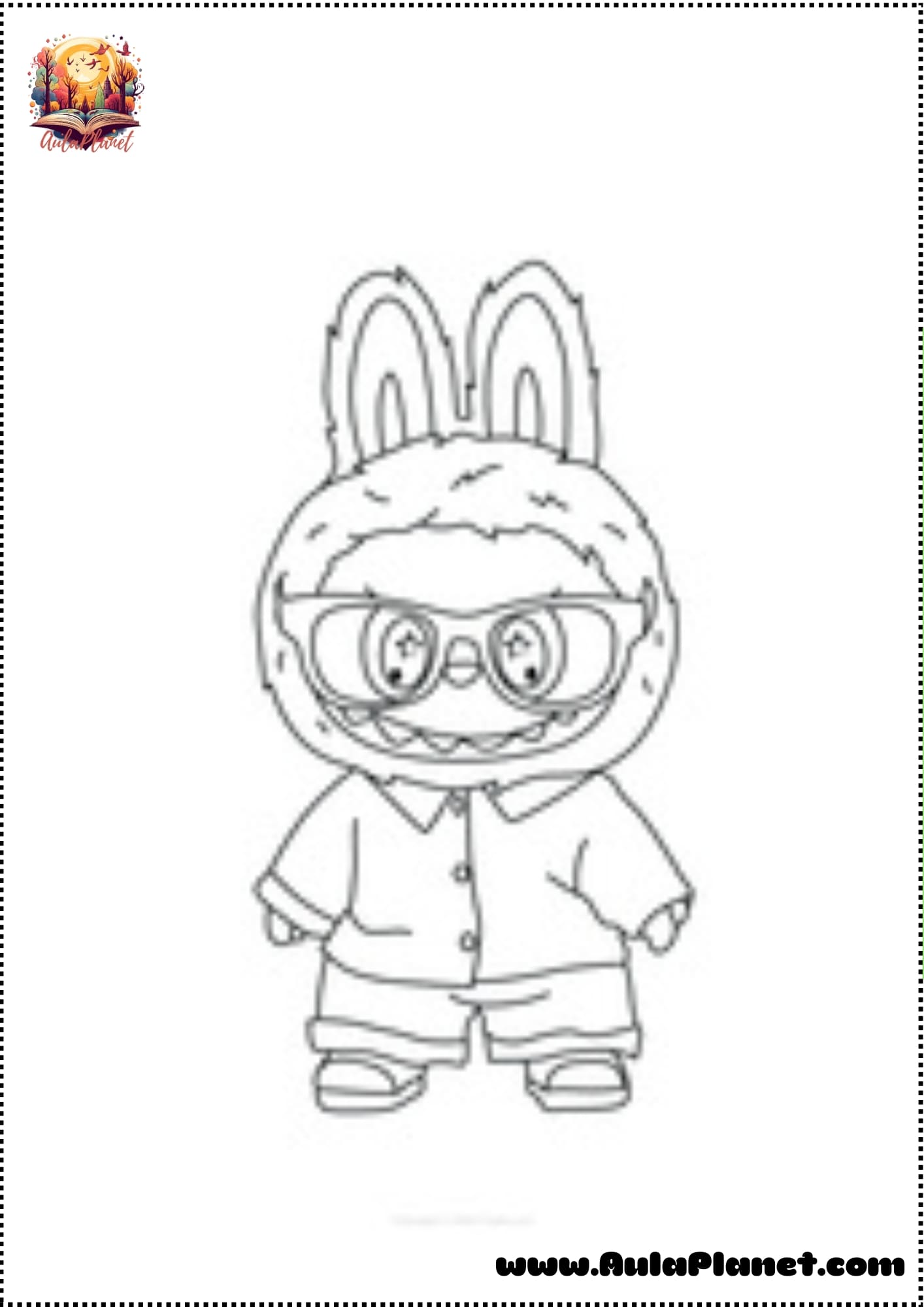 Labubu para Colorear