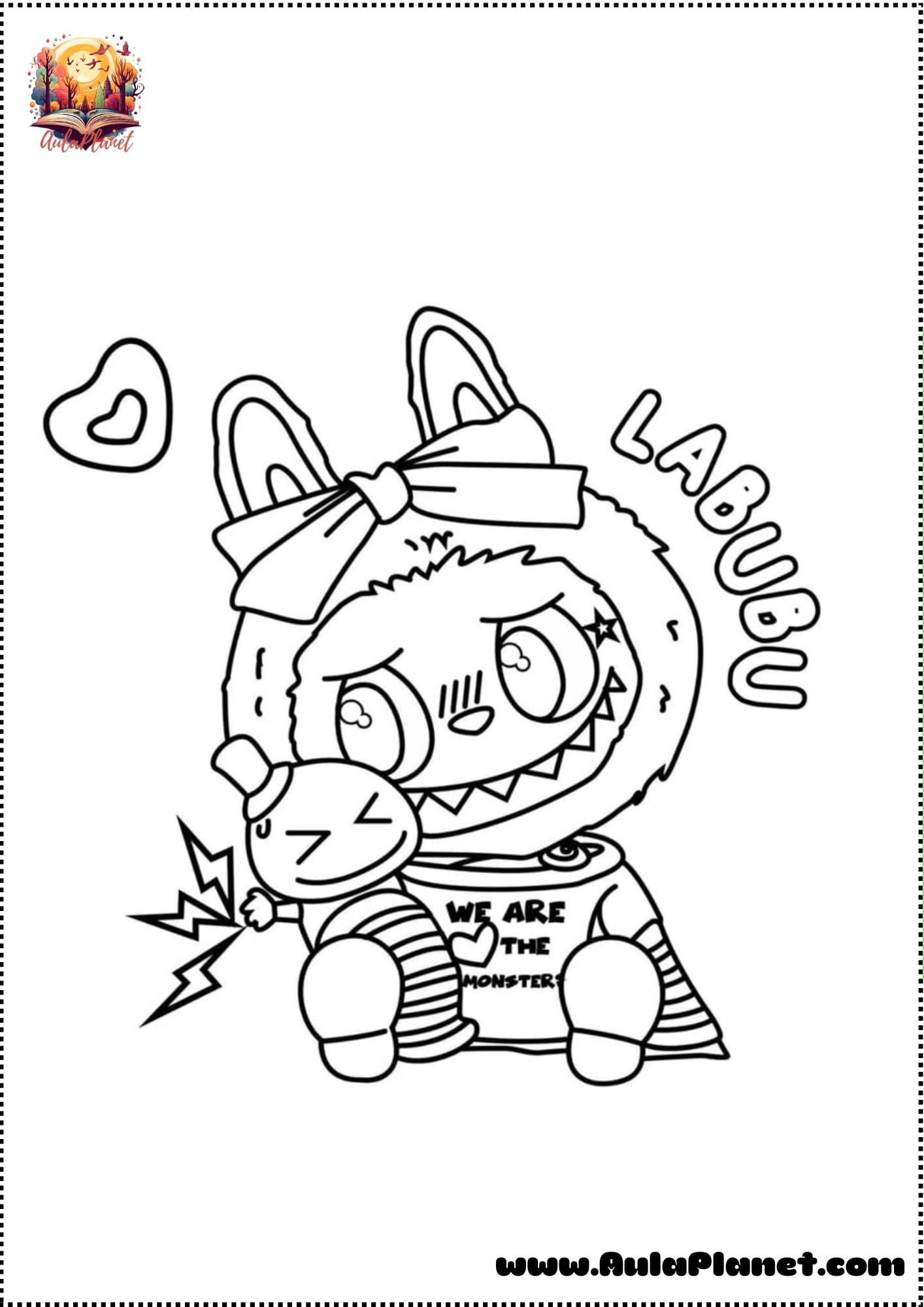 Labubu para Colorear