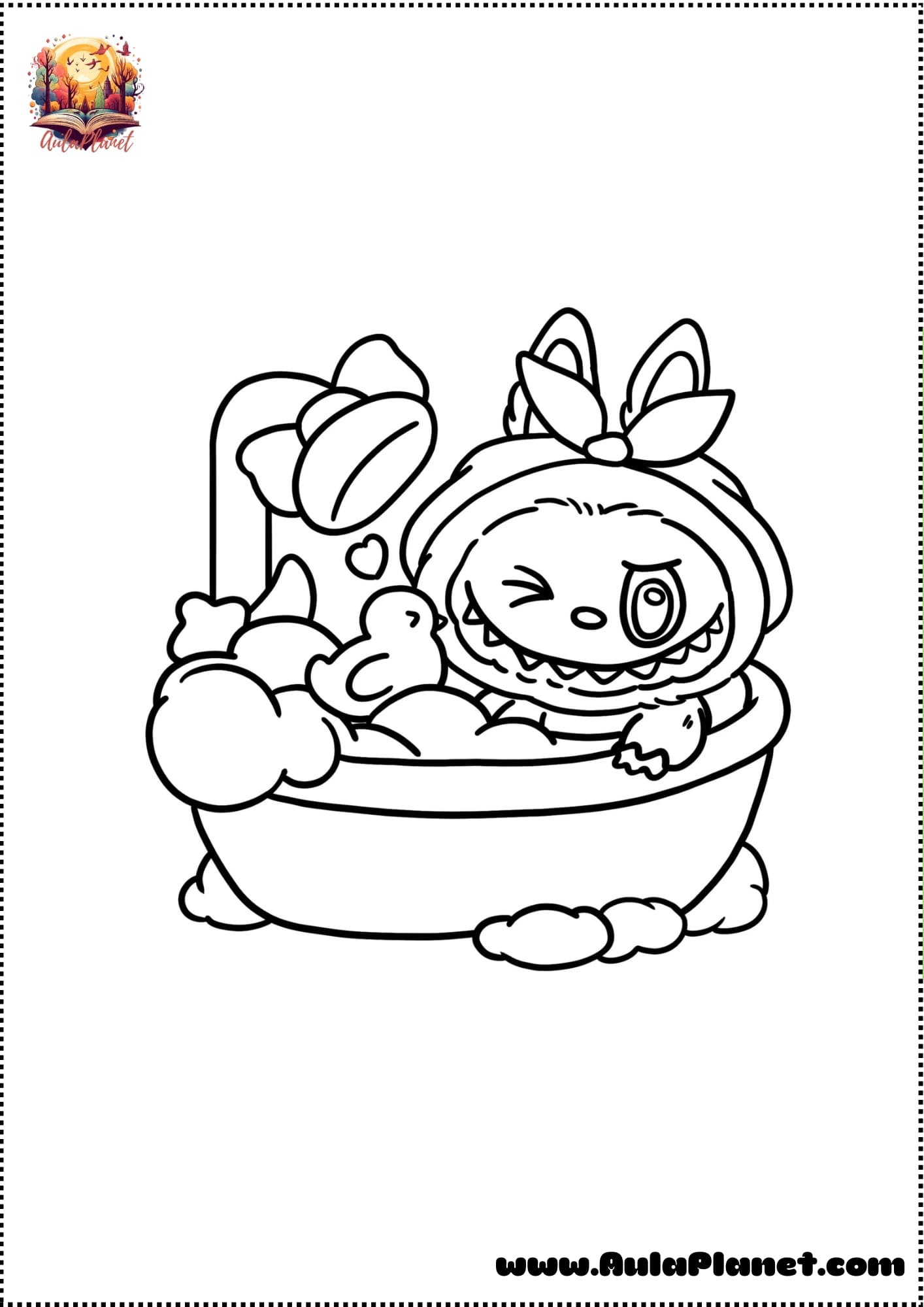 Labubu para Colorear