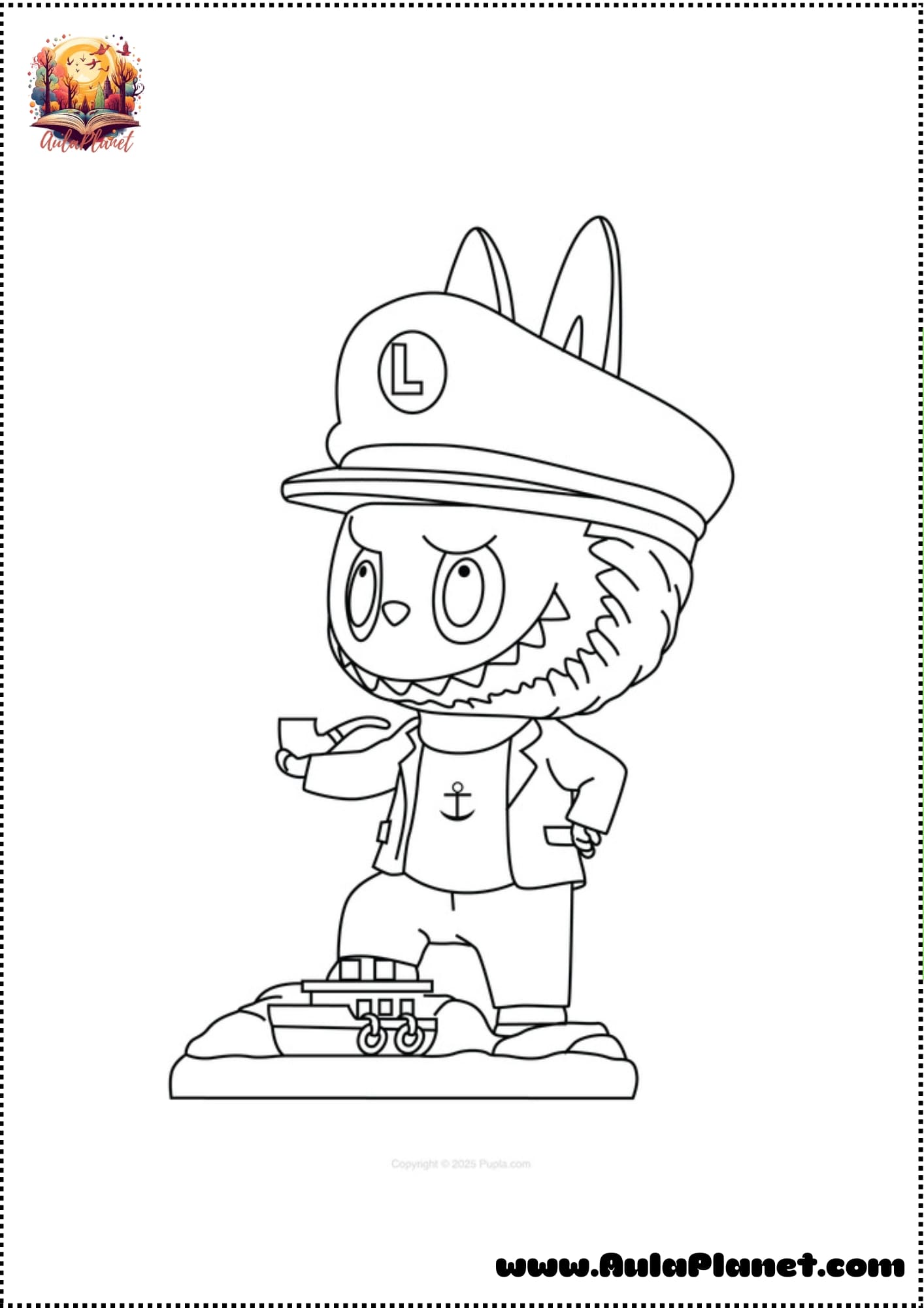 Labubu para Colorear