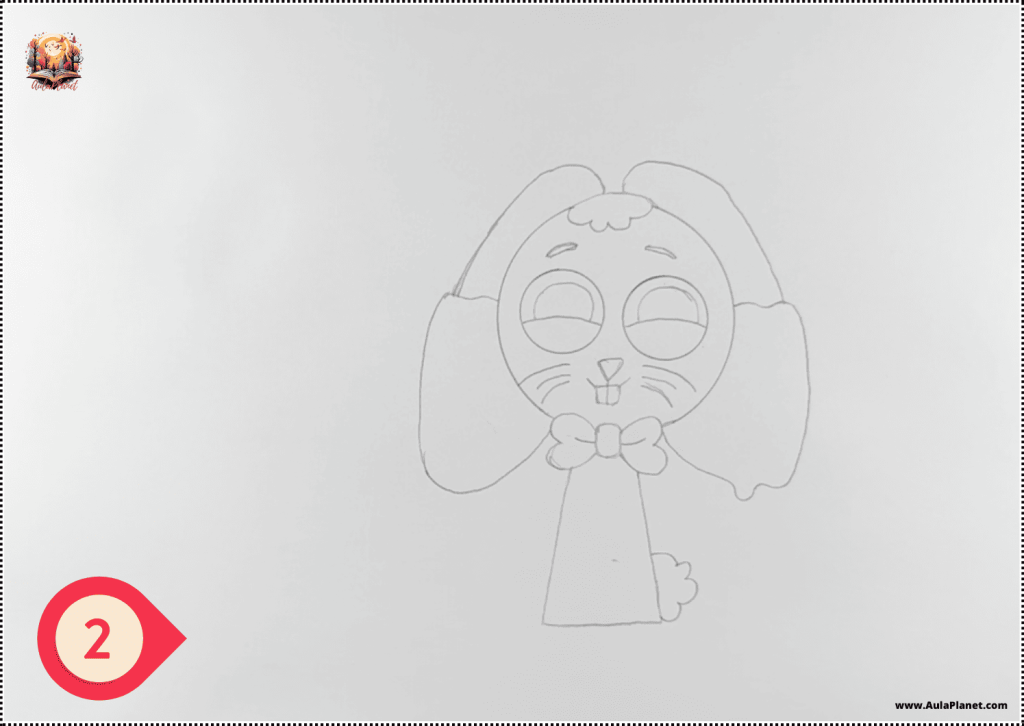 Paso 2 para dibujar a Ester Fase 1