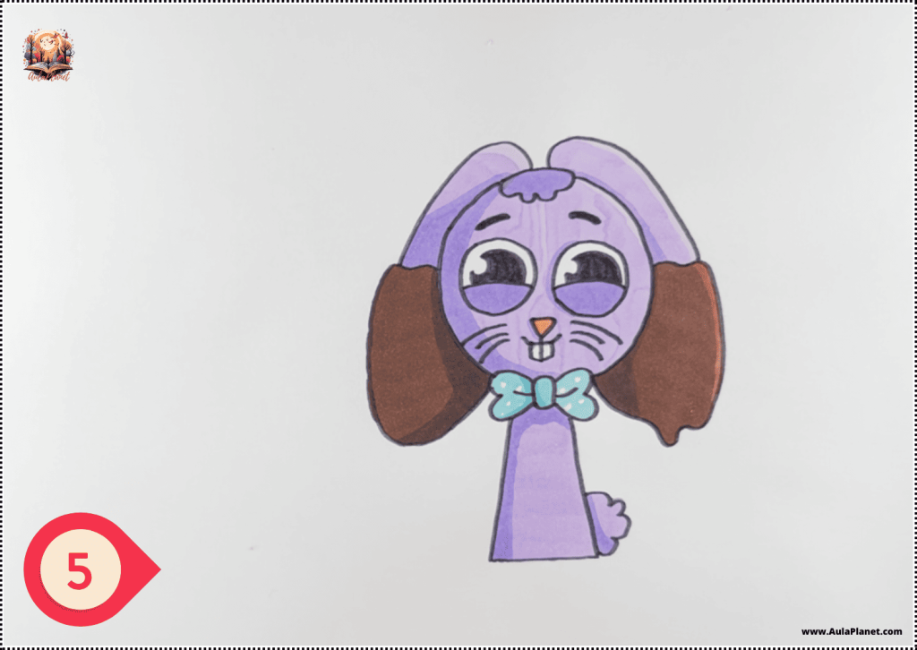 Paso 5 para dibujar a Ester Fase 1