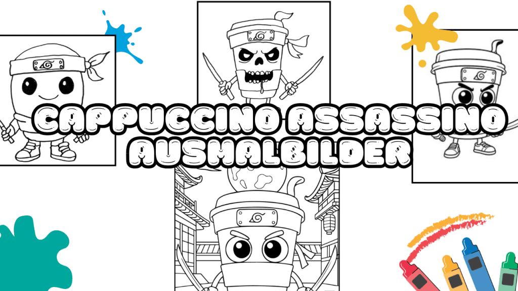 Cappuccino Assassino Ausmalbilder