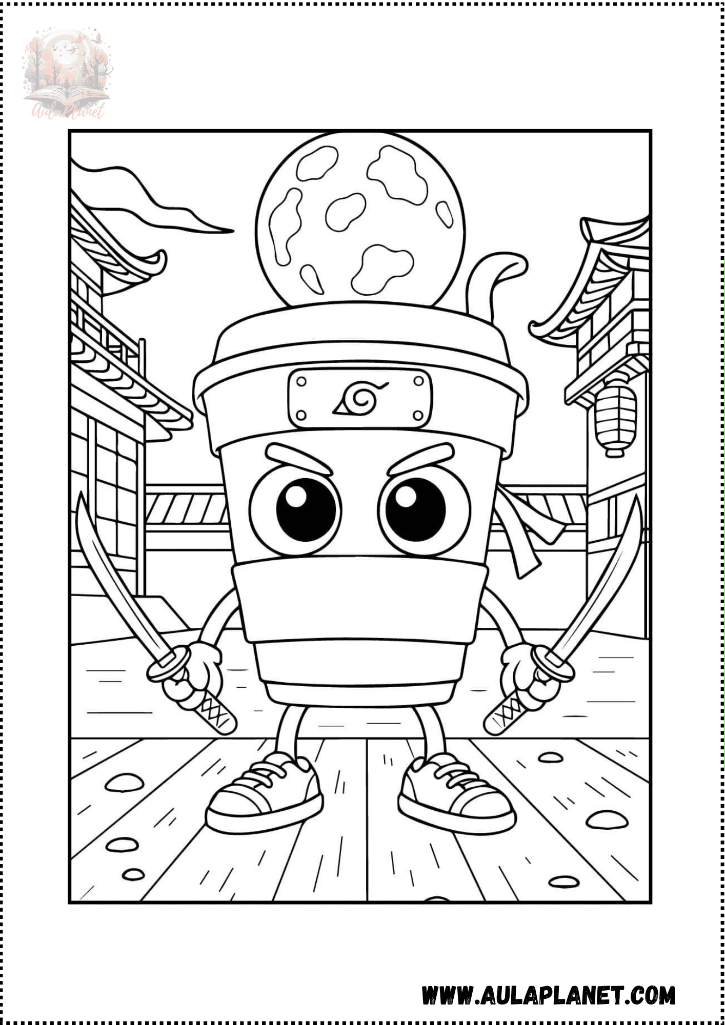 Cappuccino Assassino Ausmalbilder