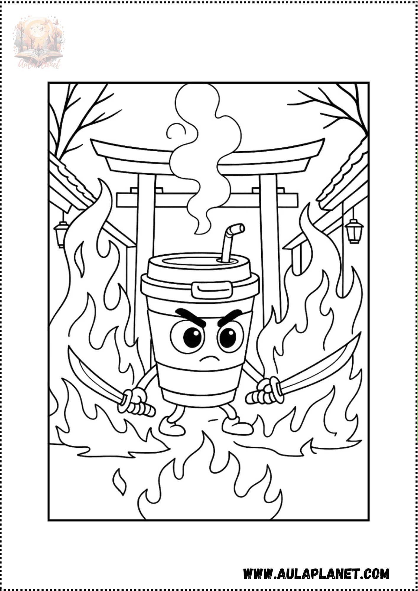 Cappuccino Assassino Coloring Pages