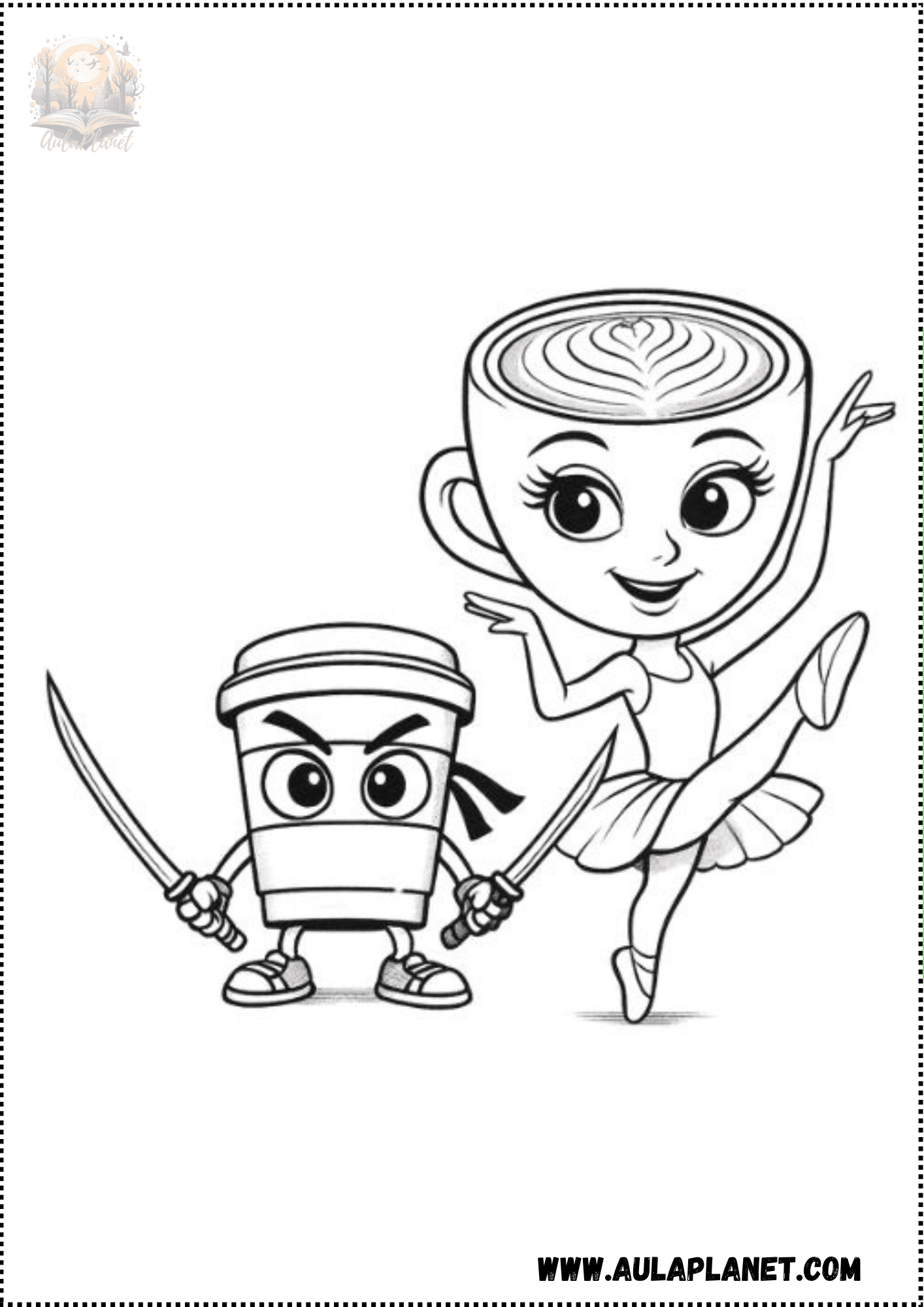 Cappuccino Assassino Coloring Pages