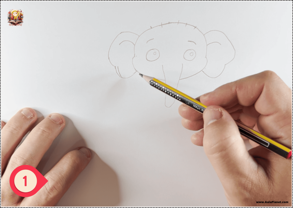 Cómo Dibujar a Baby Lirili Larila Paso 1