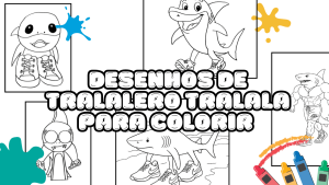 Desenhos de Tralalero Tralala para colorir