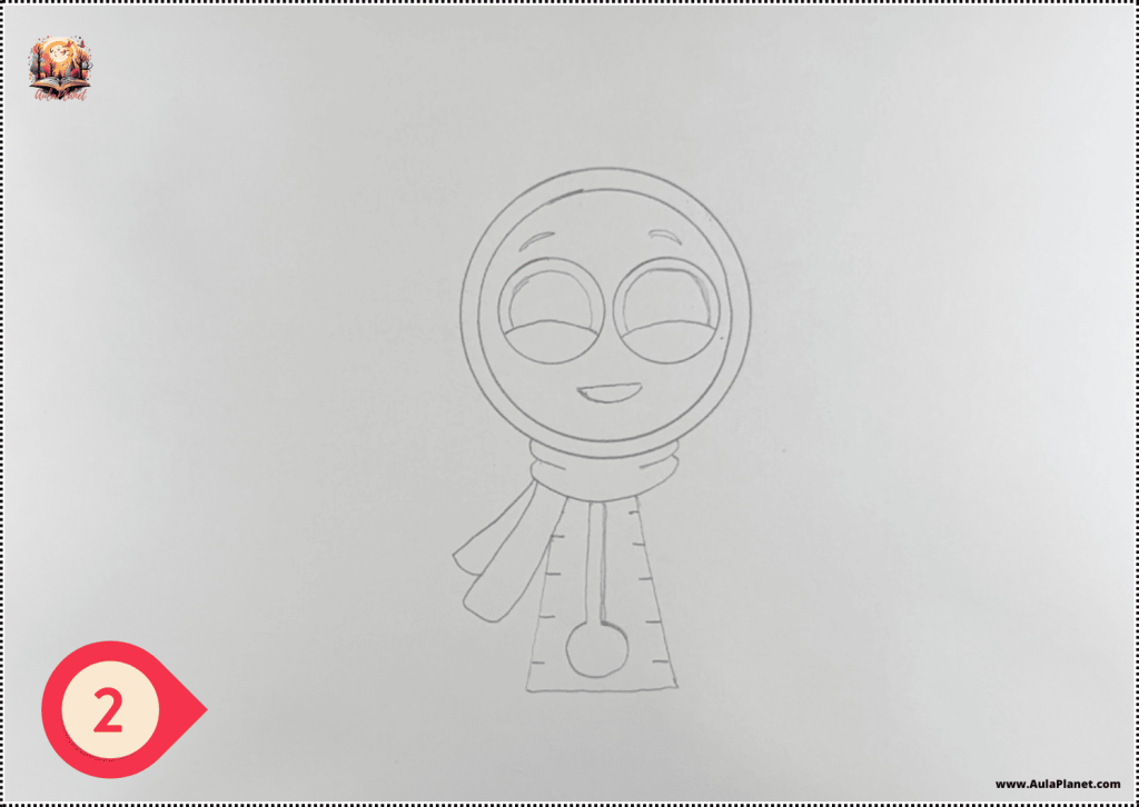 Dibujo de Mercury Fase 1 Sprunki OC Paso 2