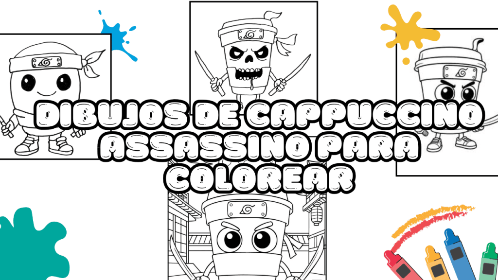 Dibujos de Cappuccino Assassino para Colorear