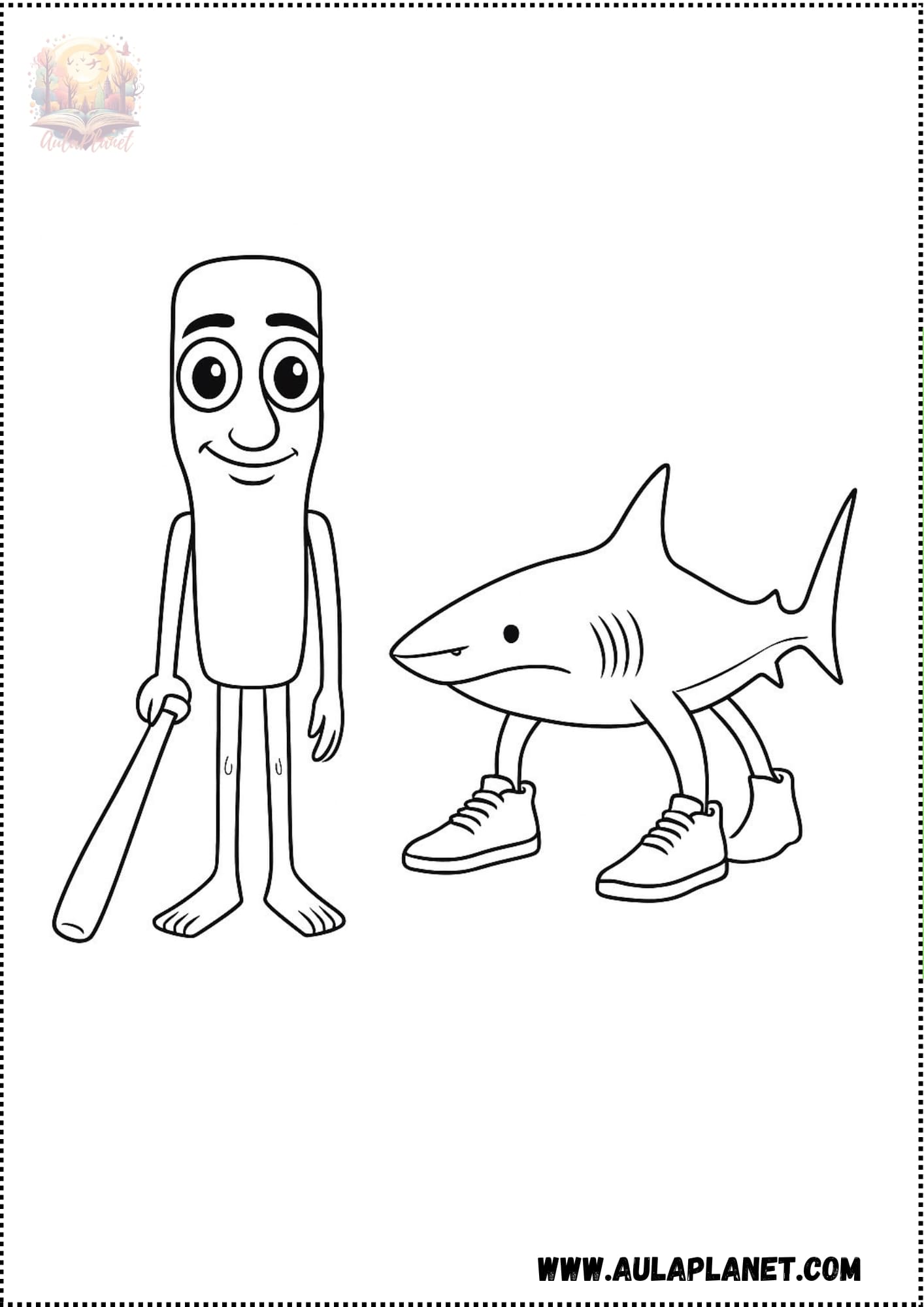 Disegni da Colorare di Tralalero Tralala