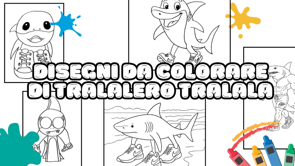 Disegni da Colorare di Tralalero Tralala